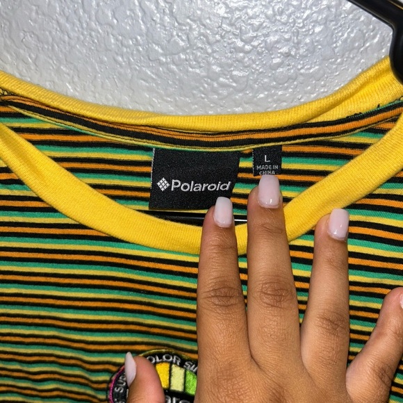 Polaroid Men's Multicolor Striped Tee - Picture 3 of 4